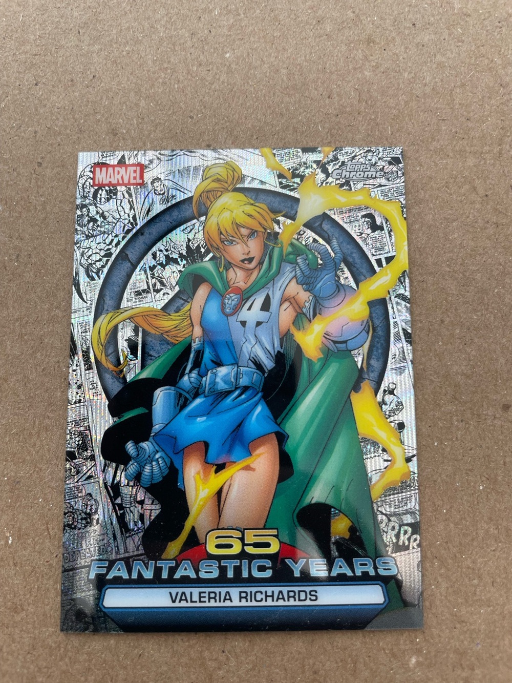 Topps 2026 Topps Chrome Marvel 65 Fantastic Years Valeria Richards Insert FY-09